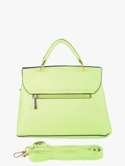 Charro Borsa frame con tracolla e borchie - verde chiaro