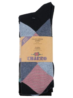 Charro Confezione da 3 paia di calze lunghe uomo