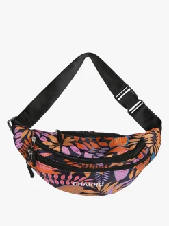 Charro Marsupio floreale in nylon - lilla