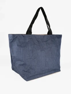 Charro Maxi borsa donna in tessuto bicolor