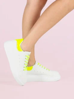 Charro Sneakers fluo con platform