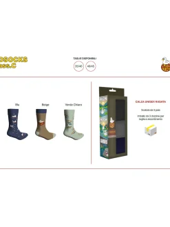 Chill Duck Confezione da 3 paia di calze tennis unisex con disegni