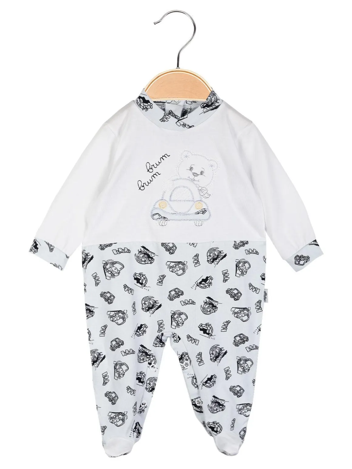 Ciliegina Tutina baby da neonato in cotone con stampe