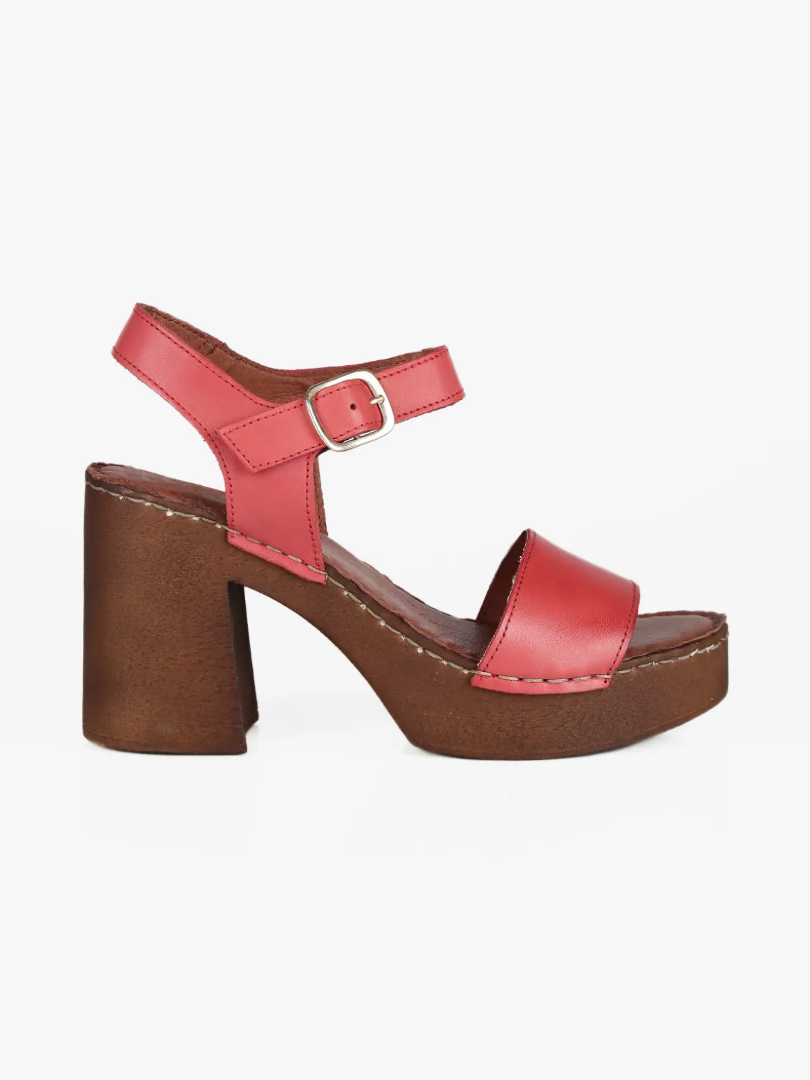 Cinzia Sandali in pelle donna con tacco