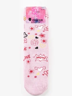 Ciocca Calze antiscivolo bimba con stampe