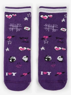 Ciocca Calze antiscivolo da bambina con stampe