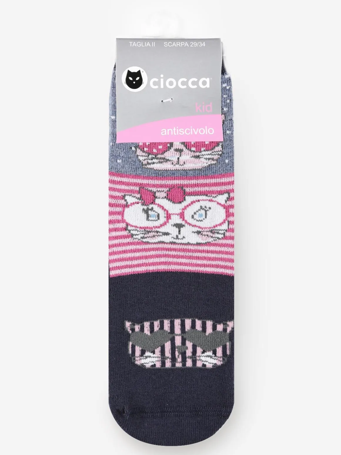 Ciocca Calze antiscivolo gatto da bambina