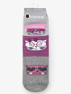 Ciocca Calze antiscivolo gatto da bambina