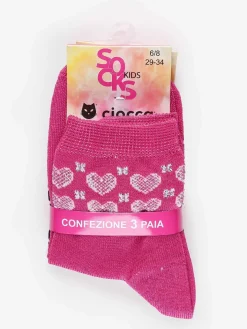 Ciocca Calze bambina confezione 3 paia