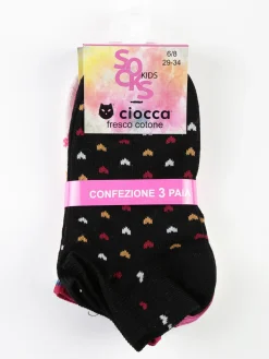 Ciocca Calze corte bambina. Confezione da 2 paia