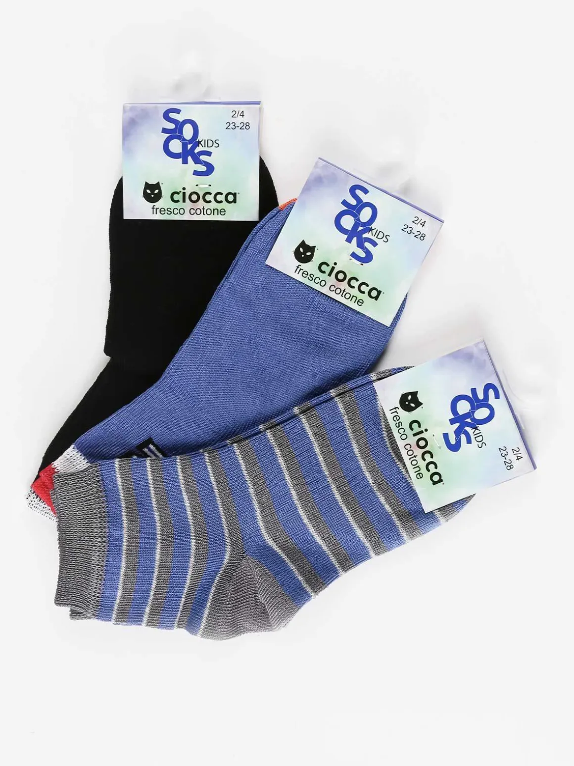 Ciocca Calze corte bambino Confezione 3 paia