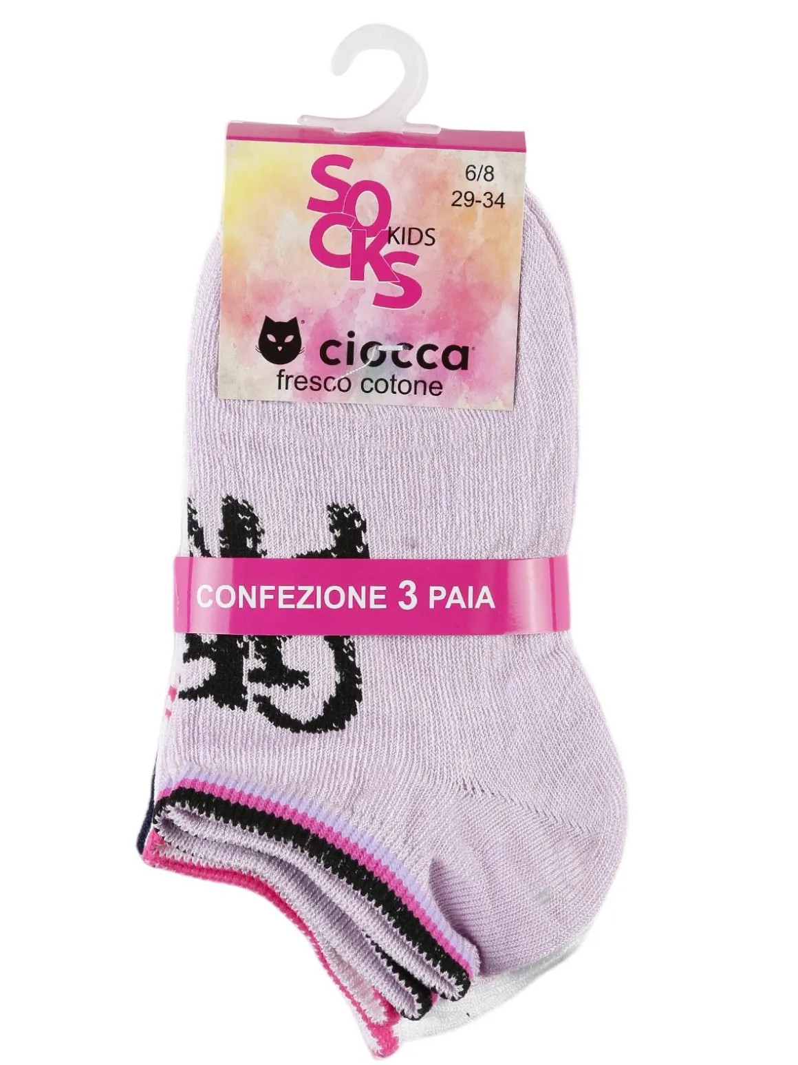 Ciocca Calze corte da bambina Confezione da 3 paia