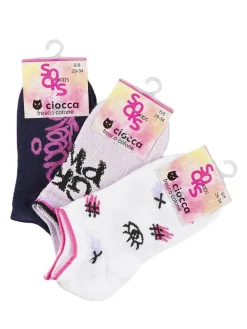 Ciocca Calze corte da bambina Confezione da 3 paia