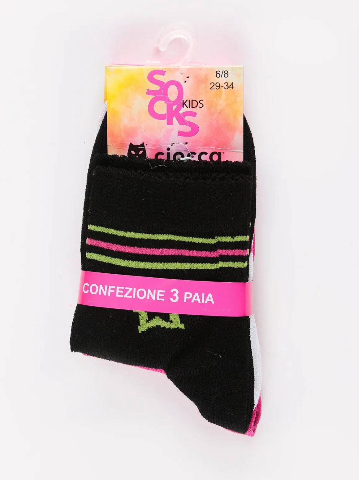 Ciocca Calze corte da bambina in cotone