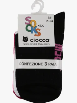 Ciocca Calze corte da bambina 3 paia