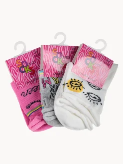 Ciocca Calze corte da bambina confezione da 3 paia