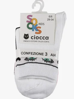 Ciocca Calze corte da bambina 3 paia