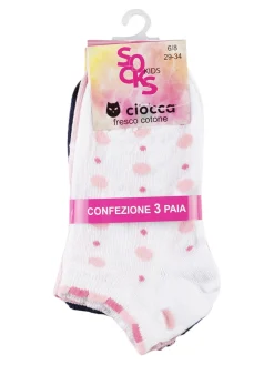 Ciocca Calze corte da bambina Confezione da 3 paia