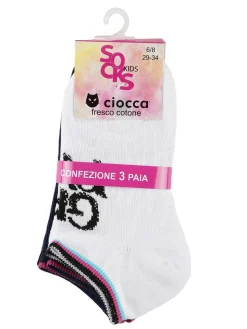 Ciocca Calze corte da bambina Confezione da 3 paia