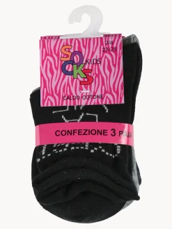 Ciocca Calze corte da bambina confezione da 3 paia