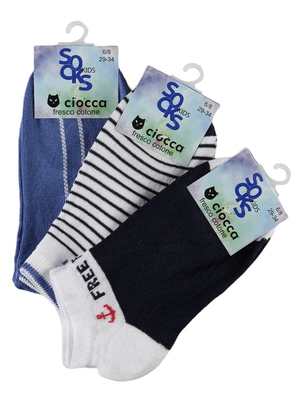 Ciocca Calze corte da bambino Confezione da 3 paia