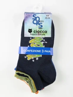 Ciocca Calze corte da bambino. Confezione da 3 paia