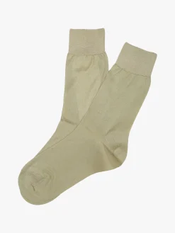 Ciocca Calze corte in filo di scozia - pistacchio