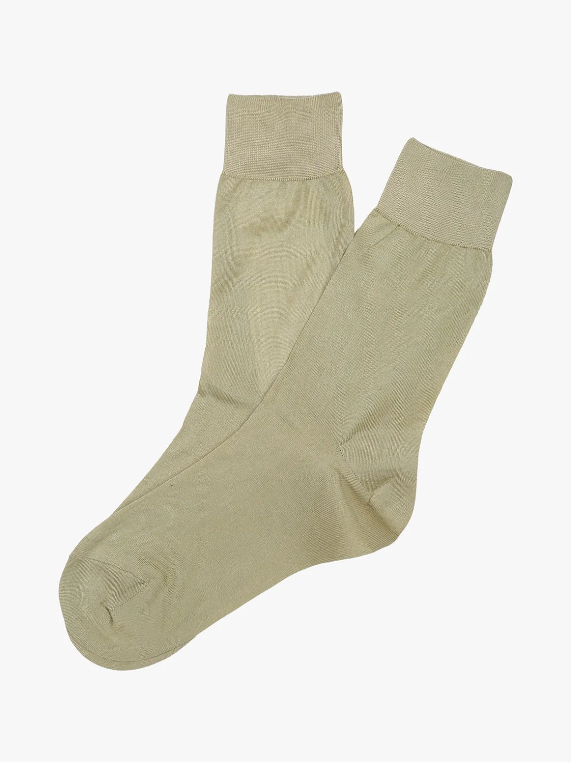 Ciocca Calze corte in filo di scozia - pistacchio