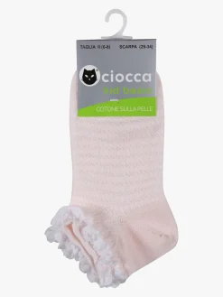 Ciocca Calze da bambina con pizzo in cotone