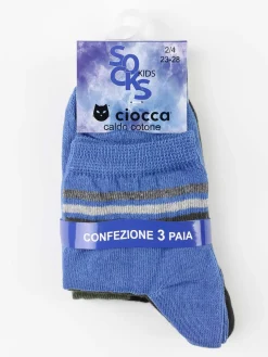 Ciocca Calze da bambino 3 paia in caldo cotone