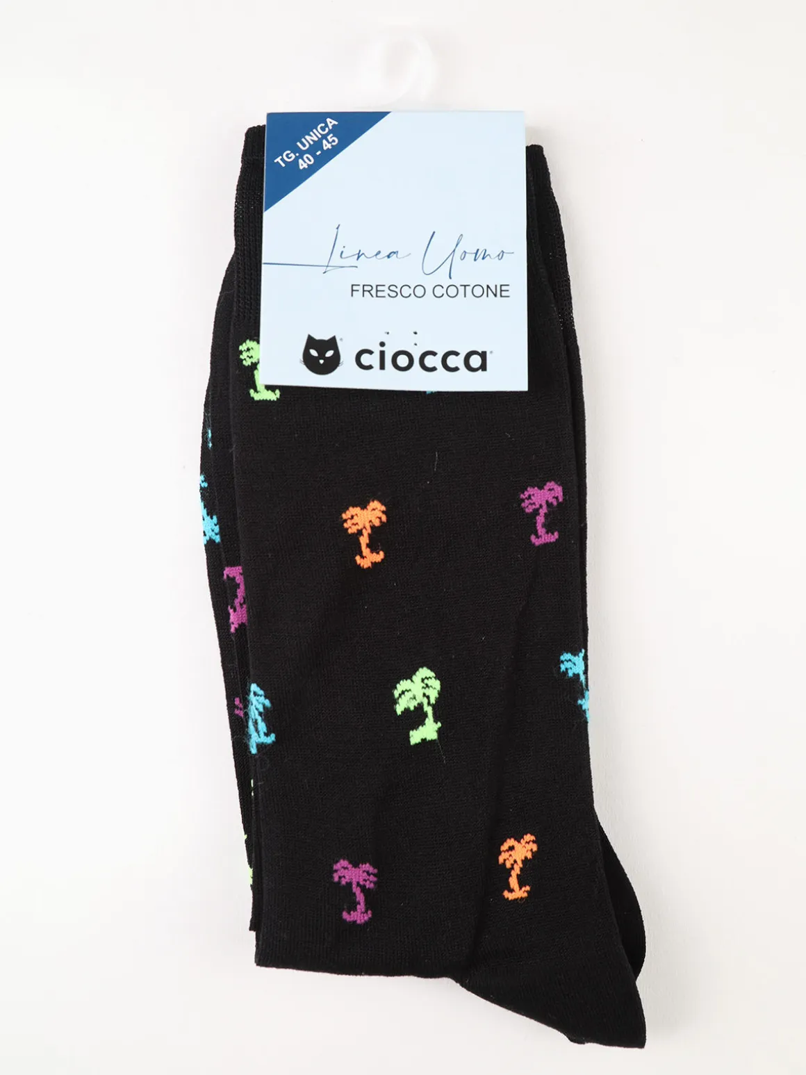 Ciocca Calze da uomo in fresco cotone con stampe