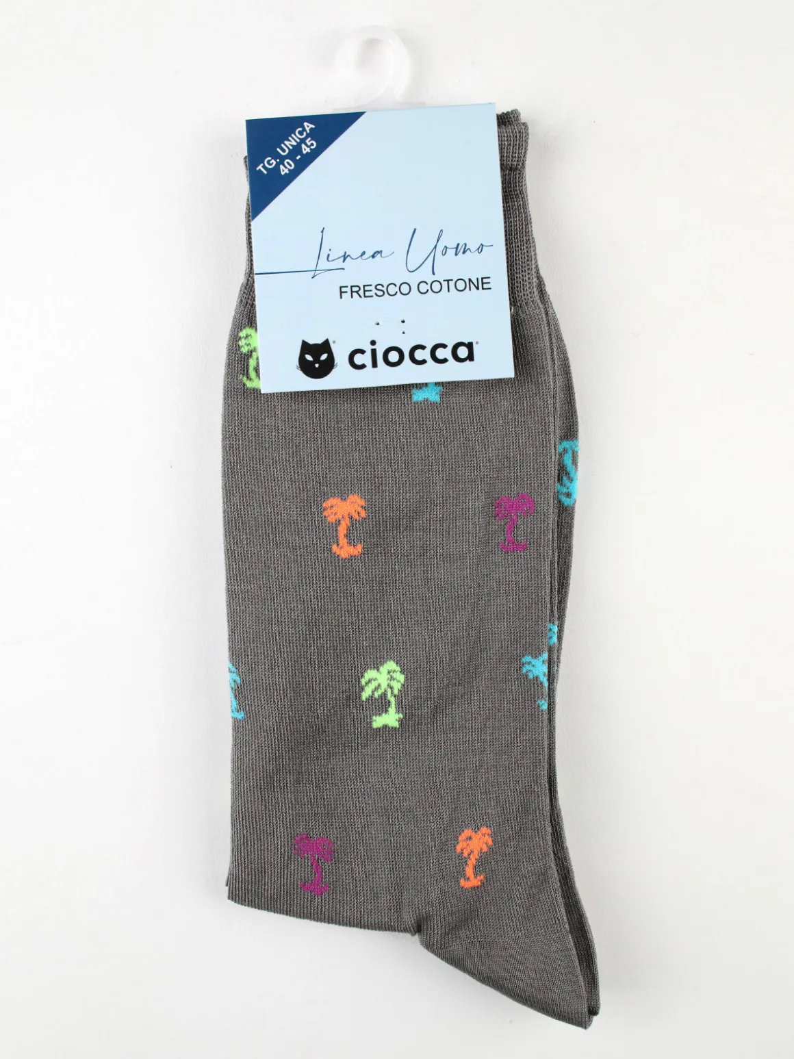 Ciocca Calze da uomo in fresco cotone con stampe