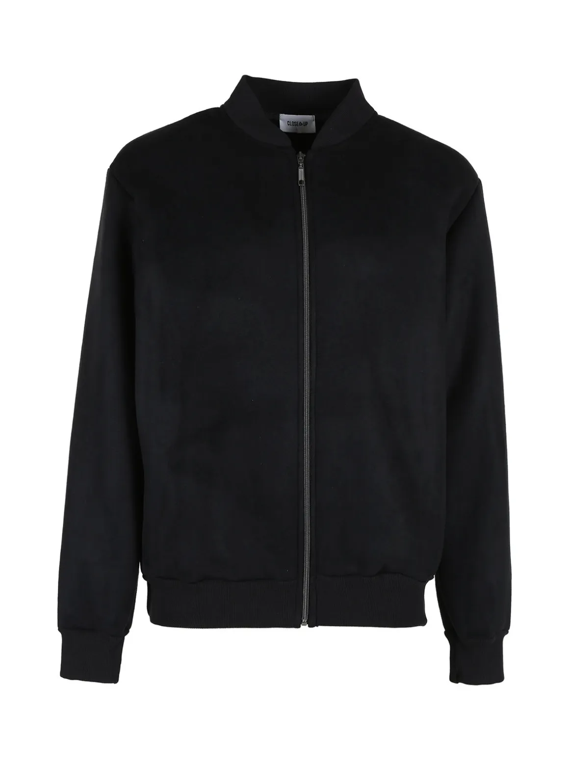 Close-Up Giacca da uomo scamosciata con zip