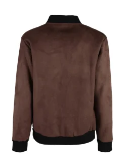Close-Up Giacca da uomo scamosciata con zip