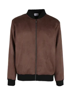 Close-Up Giacca da uomo scamosciata con zip