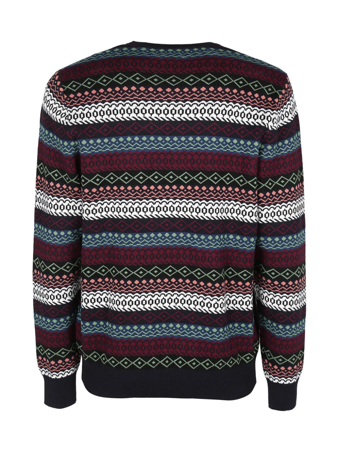 Close-Up Maglione girocollo da uomo con stampe colorate