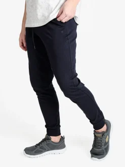 Close-Up Pantaloni tuta da uomo in cotone con polsini e coulisse