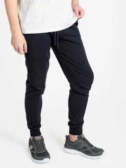 Close-Up Pantaloni tuta da uomo in cotone con polsini e coulisse