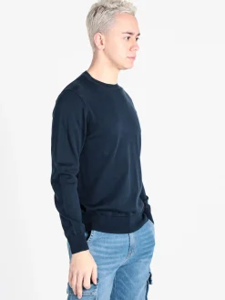 Close-Up Pullover girocollo da uomo in maglia