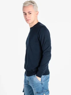 Close-Up Pullover girocollo da uomo in maglia