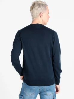 Close-Up Pullover girocollo da uomo in maglia