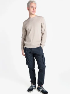 Close-Up Pullover girocollo da uomo in maglia