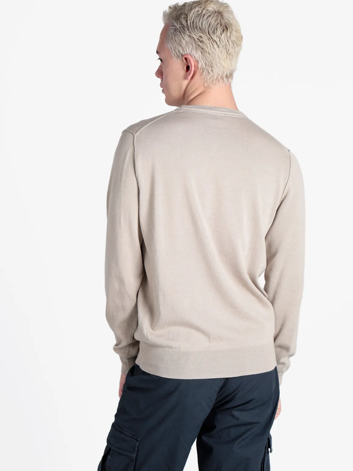 Close-Up Pullover girocollo da uomo in maglia