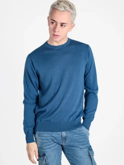 Close-Up Pullover girocollo da uomo in maglia