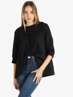 158c Maglia donna oversize asimmetrica