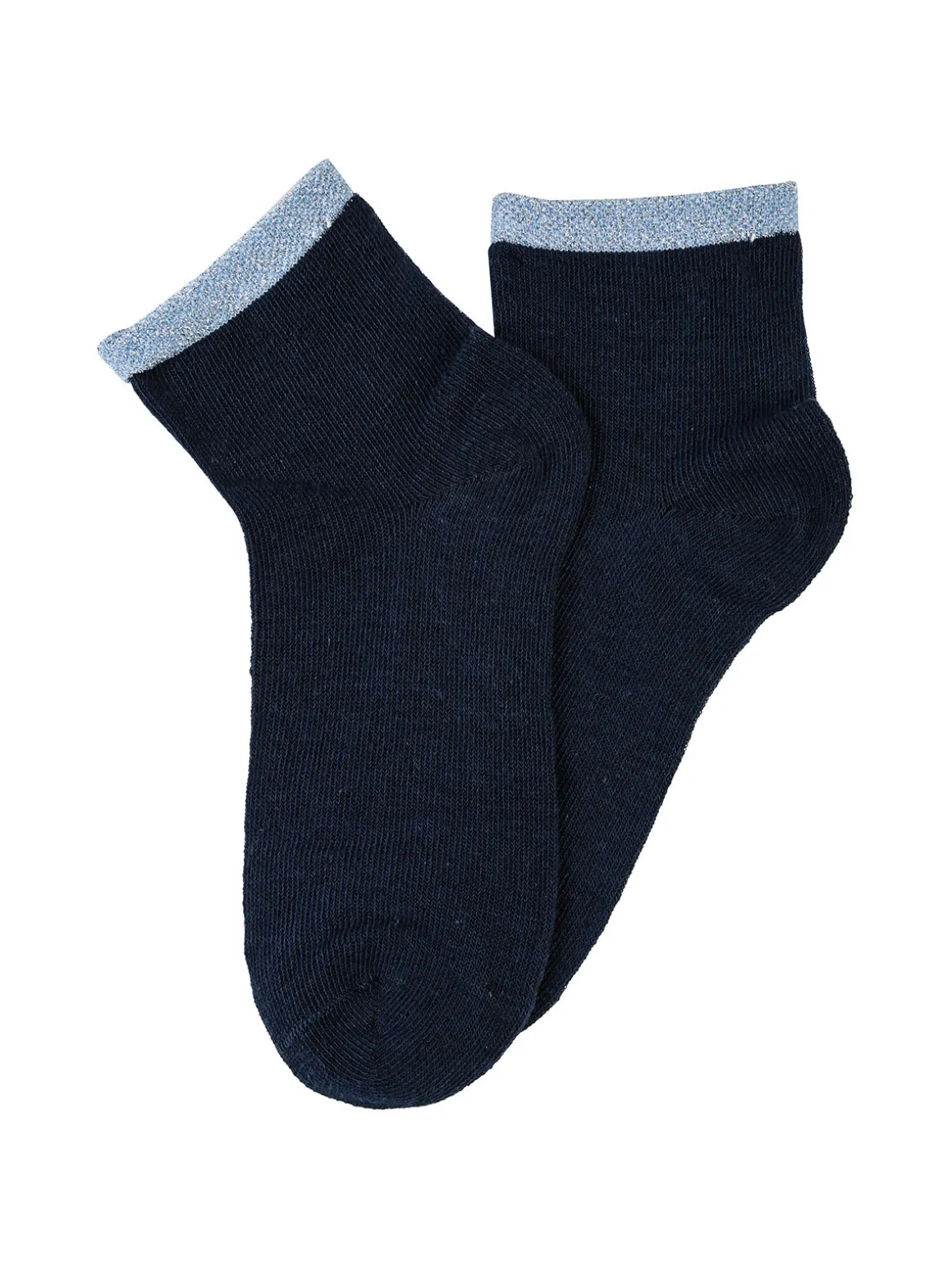 Coconuda Calze corte da bambina con bordo lurex