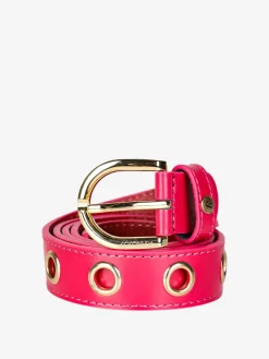 Coconuda Cintura in pelle da donna con occhielli oro