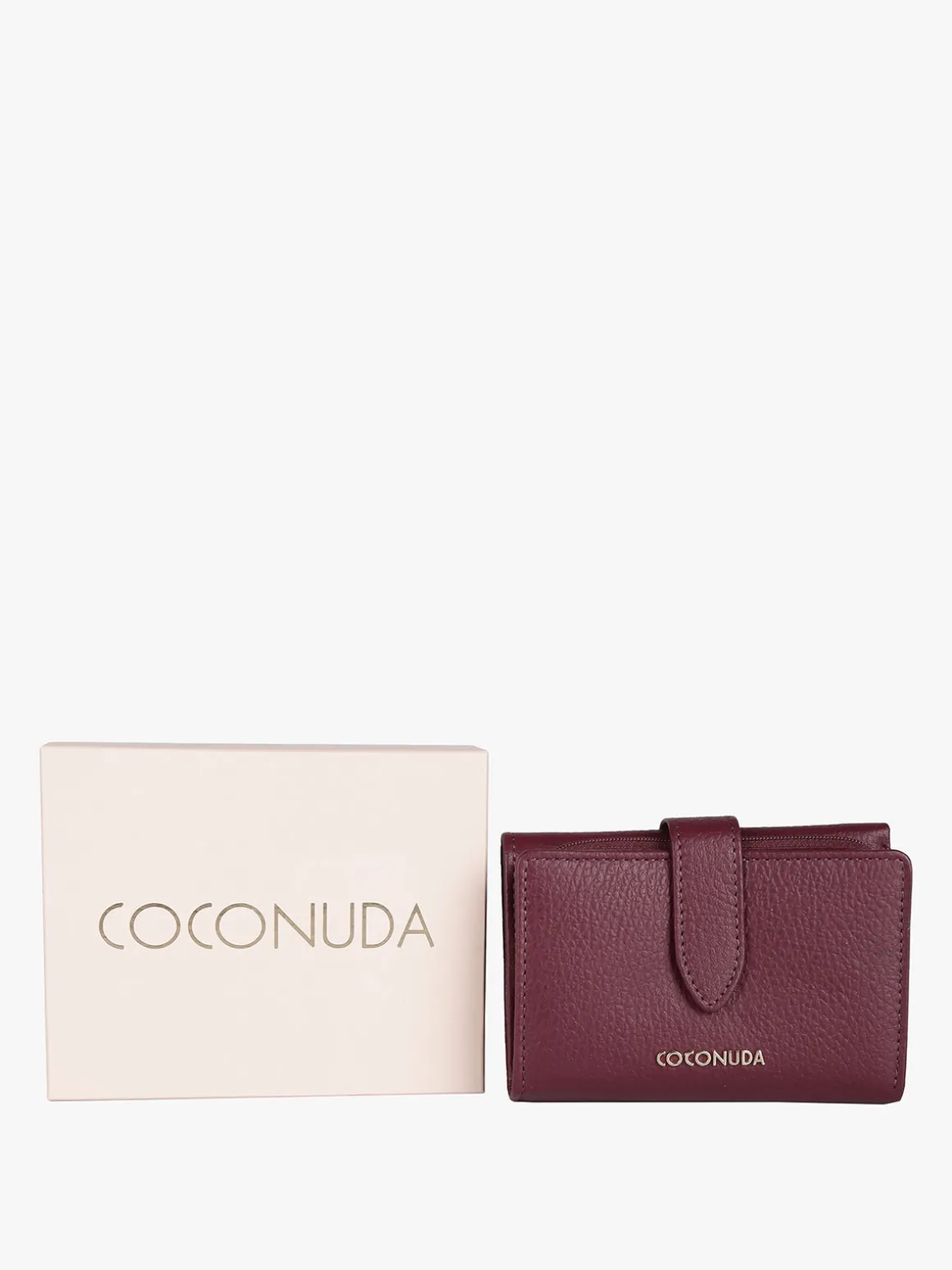 Coconuda Portafoglio in pelle da donna con portamonete removibile