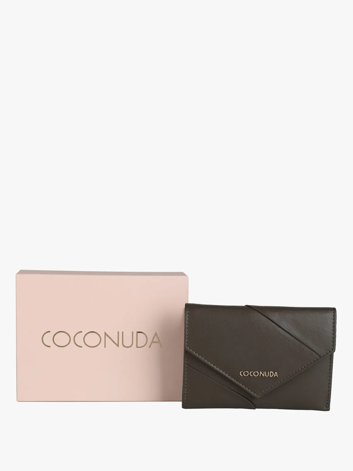 Coconuda Portafoglio in pelle da donna con portamonete esterno