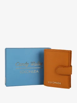 Coconuda Portafoglio mini in pelle da donna con portatessere